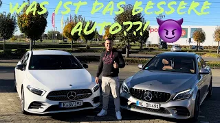 Mercedes Benz A Class vs C Class  Vergleich