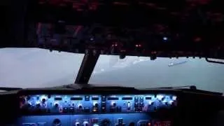 SRA Approach & Landing in Gibraltar (LXGB) Rwy 09 in 737 NG home simulator