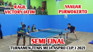 Ragil Victory Jatim vs Yanuar Bibit Jaya Banyumas ||| Turnamen Tenis Meja Aspro Cup I Tahun 2021