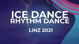 Oona BROWN / Gage BROWN USA | ICE DANCE RHYTHM DANCE | Linz 2021 #JGPFigure