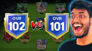 Me Vs World's First 102 OVR Squad - FC MOBILE!