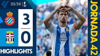 ⚽ RESUMEN J42 | Espanyol 3-0 Cartagena | #LaLigaHighlights