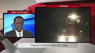 Person hit and killed by train