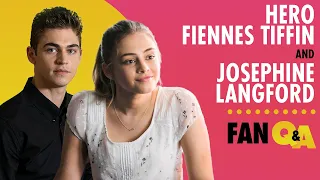 'After Everything' Stars Hero Fiennes Tiffin and Josephine Langford Answer Fan Questions