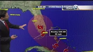 Tropical Storm Erika 8 a.m. update: Forecast not to become hurricane, travel through center of Flori