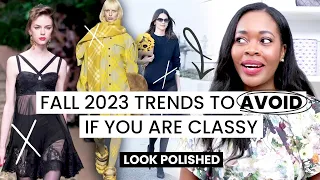 FALL 2023 Fashion Trends To AVOID | What Not To Wear in 2023 & What To Wear Instead. Classy Style