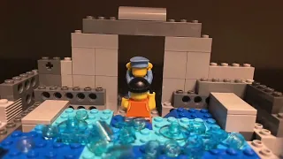 Lego Titanic Iceberg Collision