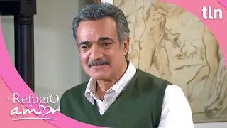 Claudio se entera que Luciana se casó con Rodrigo | Un refugio para el amor 1/2 | Capítulo 44 | tln