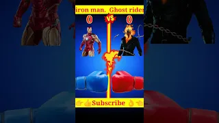 iron man Vs Ghost rider ❓❓#shortvideo #shortsfeed #youtubeshorts #viralvideo #sketchpendrawing