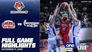 Brgy. Ginebra vs. Converge highlights | PBA Season 48 Commissioner’s Cup - Nov. 17, 2023