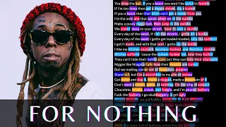 Lil Wayne - For Nothing | Rhymes Highlighted