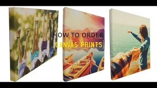 How to order printed Canvas from Canvera Yougraphy?