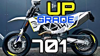 Modifichiamo un Husqvarna 701 - porta targa,  airbox  e grafiche