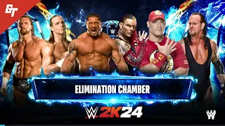 WWE 2K24 Elimination Chamber - John Cena vs Batista vs Undertaker vs Shawn Michaels vs Triple H