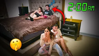 We Spent the Night in FaZe Rug and his Girlfriend’s Room & THEY HAD NO IDEA...