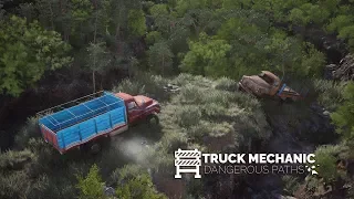 Truck Mechanic Dangerous Paths Trailer