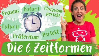 Die 6 Zeitformen | Zusammenfassung | Deutsch – Grundschule | Silicon Valley Kids