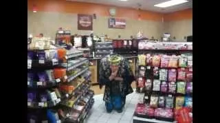 Magician Victoria BC - Cook St Village Mac's Convenient Store Shrink Man Illusion