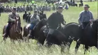 Civil War Re-enactment Week-end, Battle & Camp Life, New Market, Virginia HD 5-19-2012