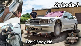 d:class Build Battle: Episode 9 The 190e gets an Evo 2 body kit!