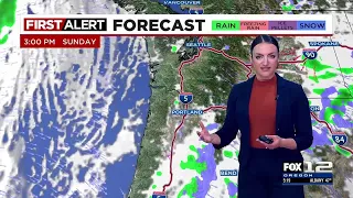 First Alert Saturday evening FOX 12 weather forecast (3/23)