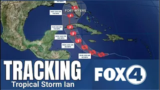 Tracking Tropical Storm Ian with latest information 9/24 at 8 a.m.