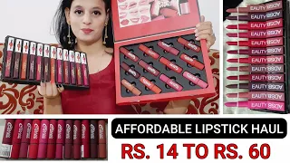 Meesho lipstick haul // Under RS 600 //4 type of combo lipstick Review // lipstick tutorial /Hindi