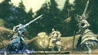 Knight Artorias VS Super Ornstein & Super Smough