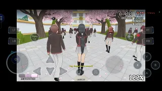 Playing Yandere simulator on netboom for first time :D