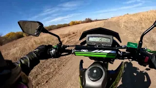 Trail Cruising on my KLX300SM | Supermoto Trails ASMR | Forrest Ride