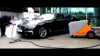 2019 BMW 7 Series vs Fortador Pro+ Steam Cleaner powered by Lamborghini