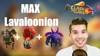 CLASH OF CLANS: MAX Lavaloonion gegen meine Base ✭ Let's Play Clash of Clans [Deutsch/German HD]