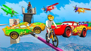 CORRE O TE ATROPELLO EN BICI!! ME CAIGOOOOO!! - GTA 5 ONLINE