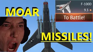 Super Sabre SUPER again? - F-100D Gameplay and Review War Thunder Air Realistic Battles