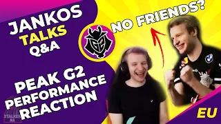 G2 Jankos Talks Q&A - 🧯 G2 PEAK Performance 🤦 | No Need To Listen To EX Pro Players Co-streams