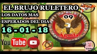 DATOS FIJOS DE ANIMALITOS 16 | 01 | 18 - LOTTO ACTIVO Y LA GRANJITA