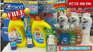 Walgreens Couponing Haul 07/31-08/06 | P&G Promotion| Double Dip | Free Oral Care, Body Wash & More!