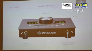 Universal Audio Apollo Twin MkII in NAMM 2017 by Rock oN