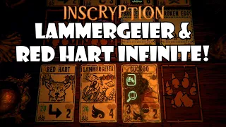 NEW STARTER DECKS! Lammergeier & Blood Hart run! | Inscryption Kaycee's mod