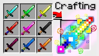 I Crafted the ULTIMATE SWORD in Minecraft!