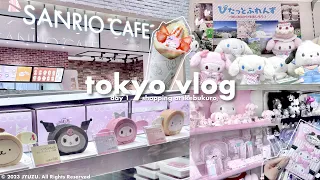 🇯🇵TOKYO JAPAN VLOG🫧💞|| flying to japan, ikebukuro, Sanrio cafe, Sanrio Giftgate shop, haul+more!