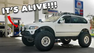 Getting the LS Swapped BMW X5 to Move! | Built by Mike Ultra X5