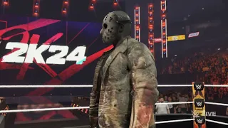 WWE 2K24 Freddy vs Jason Gameplay - (Free To Use & No Commentary)