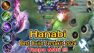 Hanabi best build tersakit 2024, Tanpa mati | Damage cukup besar di @MobileLegends5v5MOBA