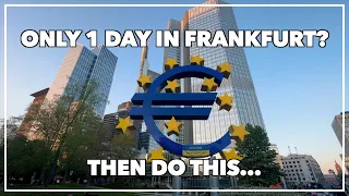 What to do in Frankfurt Germany in one day?  Local Frankfurt Food, Cathedral, and more!