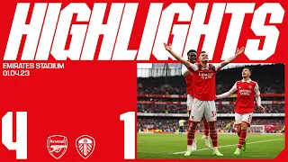 HIGHLIGHTS | Arsenal vs Leeds United (4-1) | Jesus (2), White and Xhaka