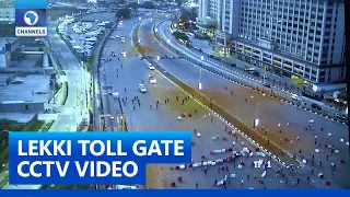 #EndSARS: LCC Footage Shows Several Military Trucks Deployed To Lekki Tollgate