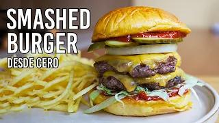 Cómo hacer la smashed burger perfecta (con patatas)