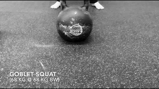 Heavy Kettlebell Goblet Squat - 68 kg @ 68 kg Bodyweight