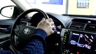 Безключевой автозапуск Toyota Camry 2013, защита от угона.